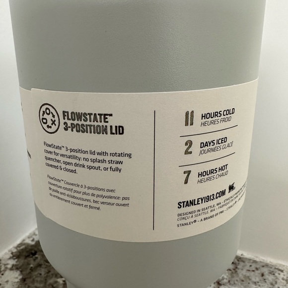 NEW Stanley- The Flowstate Quencher H2.0 Tumbler 40 OZ - Fog - Picture 6 of 6